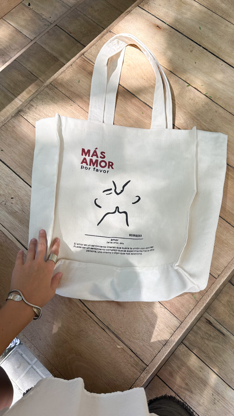 Tote bag Amor